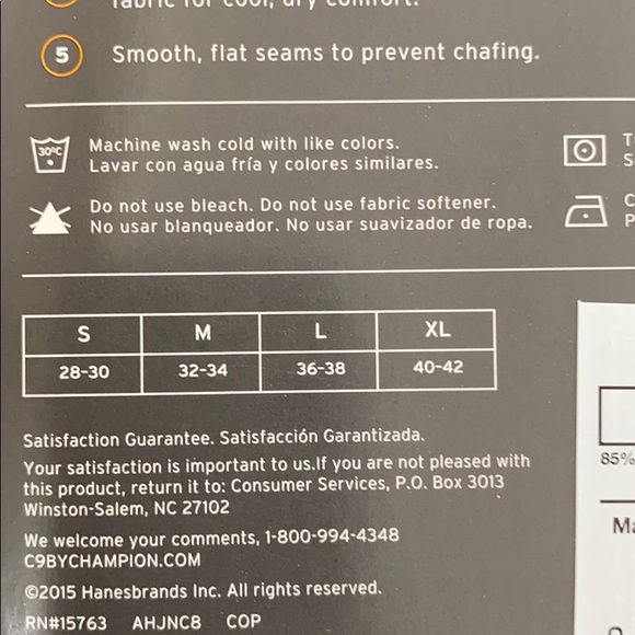 New men’s Champion 2 pack black boxer briefs - Picture 7 of 7